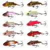 КОРОБКА 10 ШТ. Мини Тонущие Крэнки Рыболовные Приманки Жесткий Пластик Искусственные Приманки Для Рыболовных Снасти Зима Лед Щука Окунь
