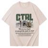 Unisex Tshirt Streetwear Hip Hop Style Summer Short Sleeve Street Style Breathable Sweatabsorbent Fabric Simple Stylish Tops