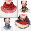 1PC Reusable Scarf Face Mask Windproof Sun-proof Printing Chiffon Protector Fashion Outdoor