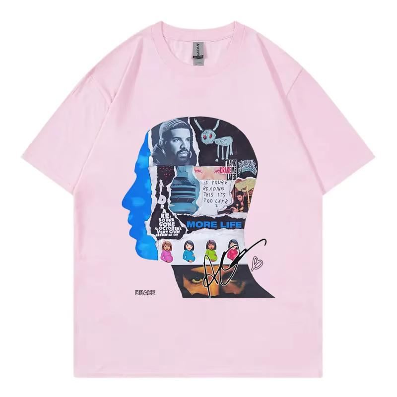 Rapper Drake Album Merch Graphic T Shirts Men Women Clothing Harajuku Hip Hop T-shirts Summer Casual Comfort T-shirt Streetwear