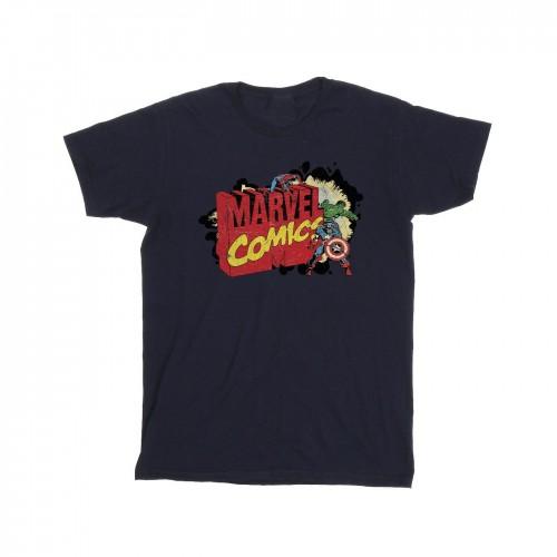 Marvel Mens Comics Big M T-Shirt