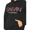Calvin Klein Толстовка свободного кроя с капюшоном и принтом букв с логотипом, с длинным рукавом, мужская толстовка, черная K10K105584-BEH