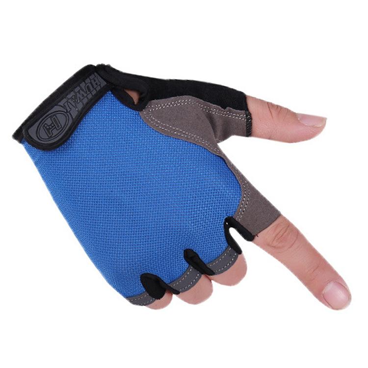 Summer Half Finger Gloves for Men and Women Sun Protection Non Slip Breathable Mountaineering Outdoor Sports Fitness Bicycle Cycling Gloves