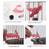 Stainless Steel Head Hamster Water Dispenser Plastic Pet Drinking  Dogs Rabbit Hamster