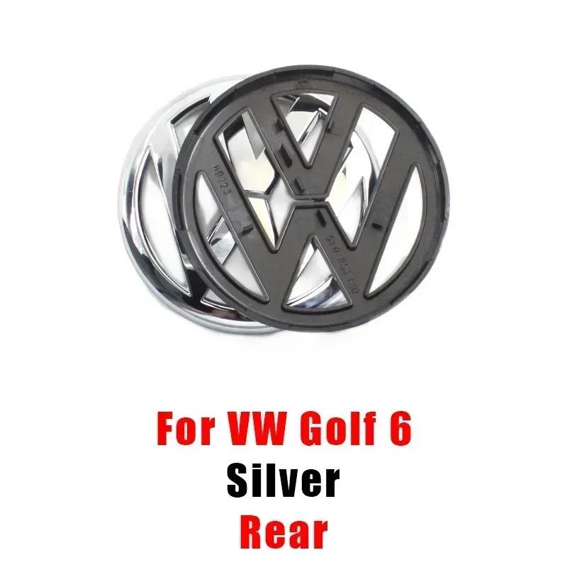 135mm Car Front Grille Badge and 110mm Rear Trunk Emblem Lid Logo Accessories For Volkswagen VW Golf 6 MK6 Accessories 4HNK