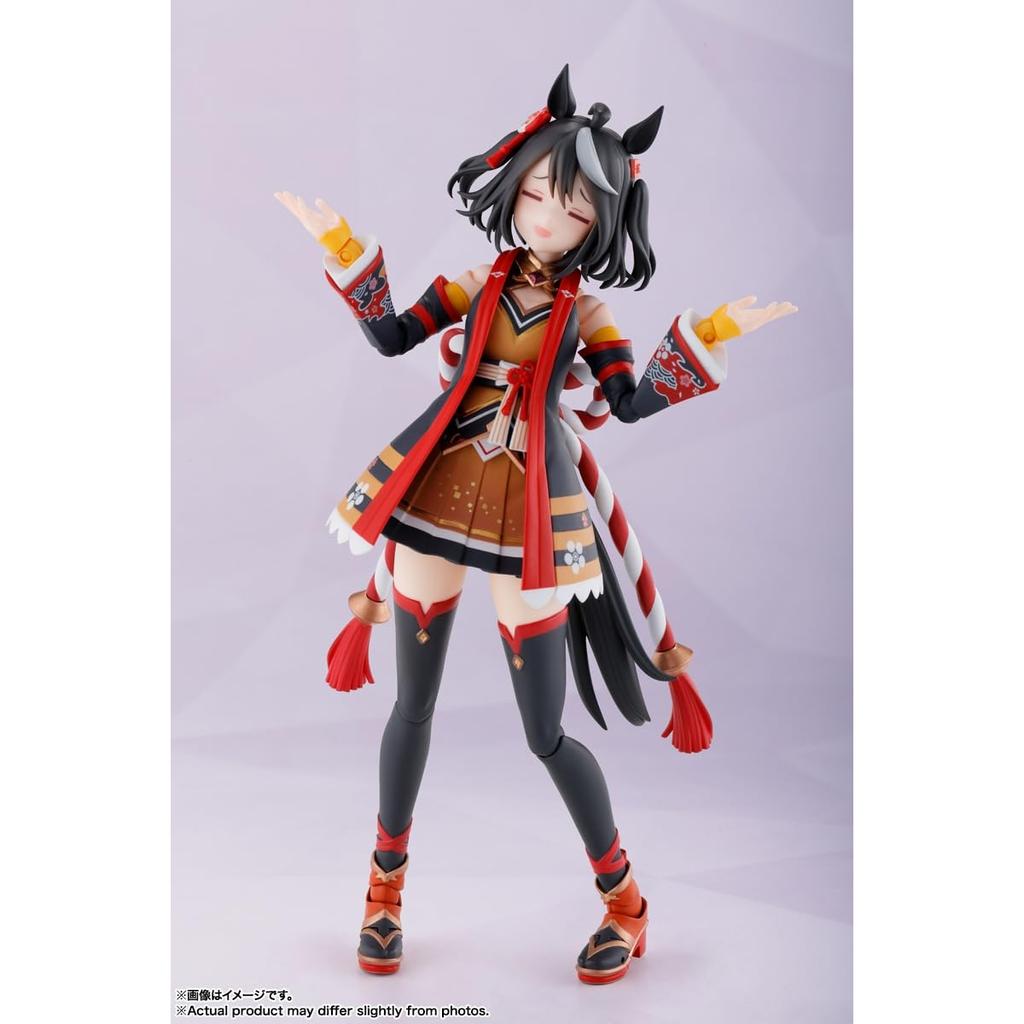 НАРОДЫ ТАМАШИИ SH. Фигурка Figuarts Uma Musume Pretty Derby Kitasan Black 140 мм из ПВХ и АБС