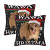 Rock Hyrax Photo Dassie Vampire Potato 2 pcs Square Pillowcase Pillow Cover Cushion Decor Comfort Throw Pillow for Home Bedroom
