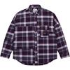 Рубашка-куртка Lumber Yak Patch Фиолетовая Унисекс Топы P29SHT027
