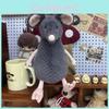 Jellycat Lachlan Sad Rat Plush Toys With Pp Cotton For Teens Daily Holiday Gifts