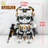 HUIQIBAO 525 деталей MOC Меха-панда Строительные блоки Животное Робот Серия Конструктор Игрушка Детский Стол Домашний Декор