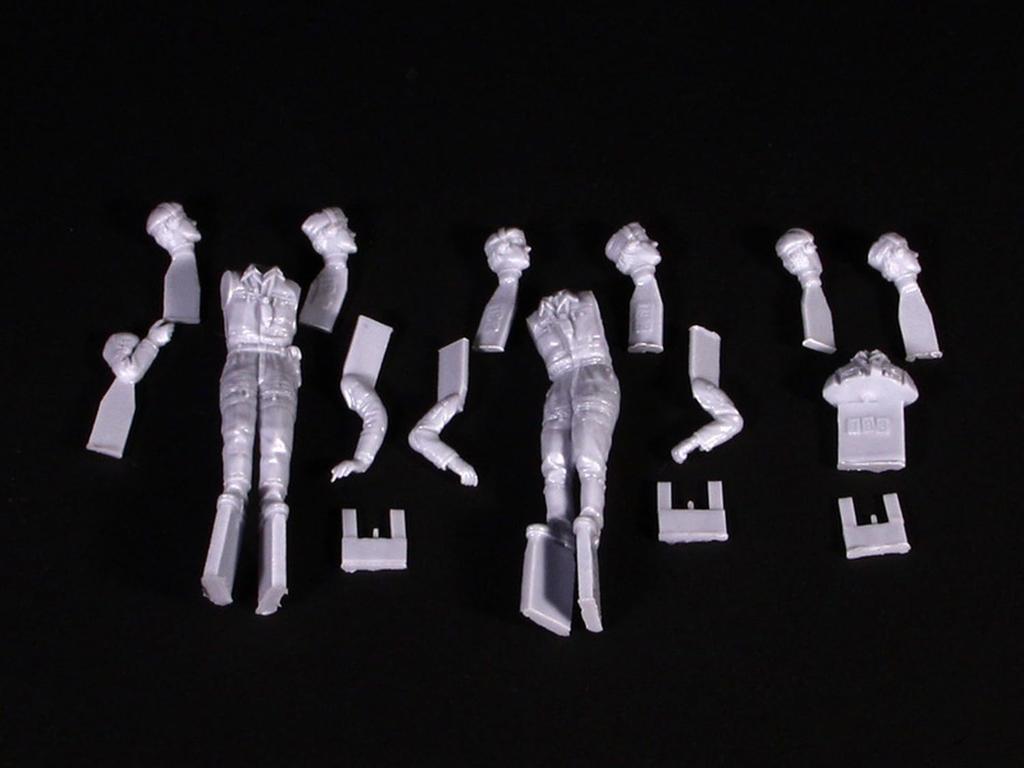 Valkyrie Miniature Modern West German Tank Crew Set 2 1 Bust Resin Kit VM35019 1/35 1960-70s Figures,