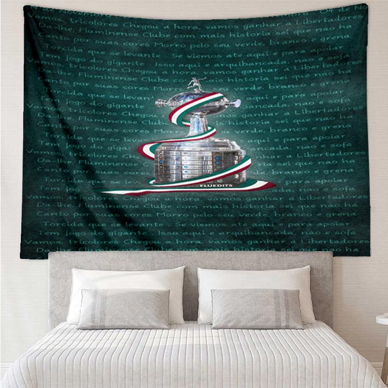 1PC Flumi-nense Football Club Printed Tapestry Room Decoration Wall Hanging for Living Room Bedroom, dormitory, Birthday and Christmas gifts