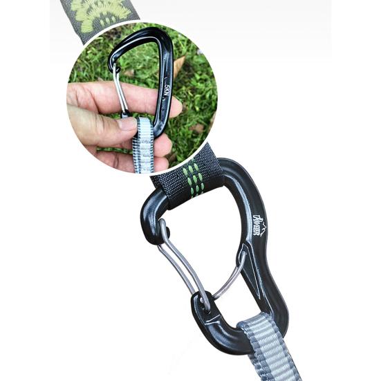 Большой зажим для карабина Высокопрочный прочный нержавеющий нержавеющий легкий прочный прочный карабин с D-образным кольцом