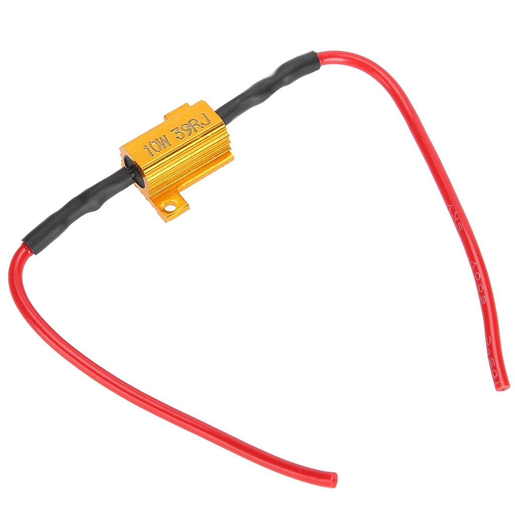 2 шт. Автомобильный светодиодный декодер Anti Hyper Flash No Error проволочный нагрузочный резистор 10 Вт 39 Ом