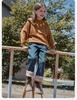 David Bella Girls' Sweater Autumn/Winter New Collection Children's Knitted Sweater Girls' Top Baby Pullover