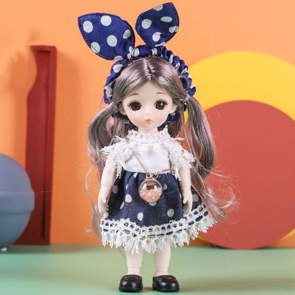 Одеваем куклы BJD 13 подвижных суставов Съемные суставы Кукла Имитация глаз Шарнир Кукла Девочки Подарки