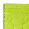 GUCCI Leather Card Holders Men's Neon Yellow (Unisex) Card Holders 771315 AADM4 7205