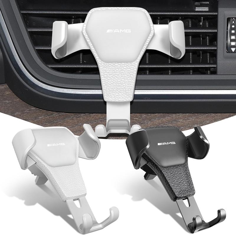 1PCS Gravity Car Phone Holder Air Vent GPS Stand Accessories For Mercedes Benz AMG GLE GLS GLC CLA GLB ML W204 W206 W205 W212 W203