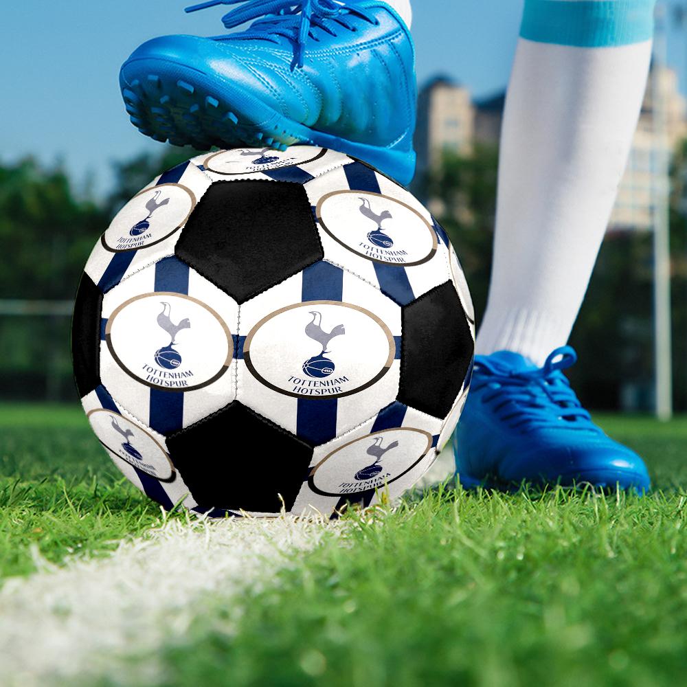 Футбольный мяч размера 5 на тему Tottenham Hotspur, подходит как для игры в помещении, так и на улице, отличный подарок для всех.
