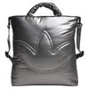 Adidas Originals Trefoil Polyurethane Shoulder Bag, Crossbody Bag, Handbag Regular Unisex Silver Gray JW1714