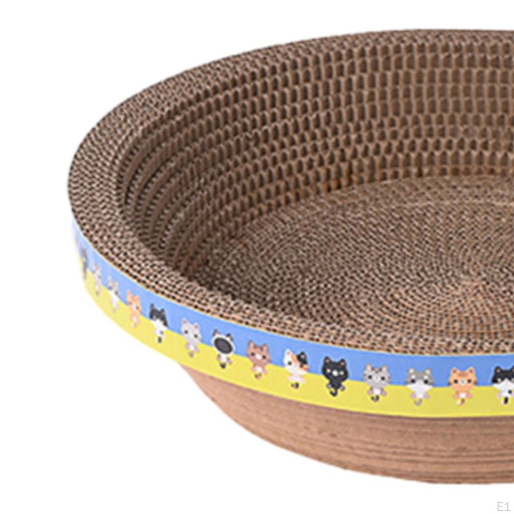 Картонная кошачья когтеточка, миска для шлифовки когтей, лежак для котят