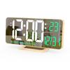 KOSUMOSU Alarm Clock Digital Clock LED Clock Table Clock Inch Mirror Clock Wall Clock Clock Adjustable Brightness Dual Alarm Clock for Living Room
