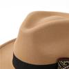 Fedora Hat Feather Fedora Hat Dress Up Jazz Hat Retro Woolen Top Hat  Party Photo Props