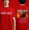 Футболка Lamb Of God 2026 Летний Тур по Европе Иконический Логотип Хэви-метал Мерч 100% Хлопок Унисекс Groove Metal Core Графическая Футболка
