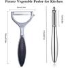 Potato Peeler Vegetable Peeler Stainless Steel Peeler Easy to Clean 2pcs