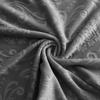 Chair Cover, Thick Embossed Velvet, Dark Gray
