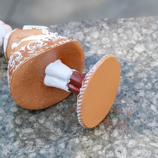 Рождественские украшения из смолы Санта-Клаус с пряничным домиком создают атмосферу, украшения стола на Рождество