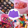 100 штук/упаковка, обертка для конфет из алюминиевой фольги, 15*15 см/6*6 дюймов, обертка для шоколадного батончика, квадратная, алюминиевая фольга, обертка для шоколадного батончика для самодельных конфет, шоколад