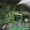Stainless steel water hose sprayer electric hose sprayer nozzle watering dev  3m hose   11L bucket