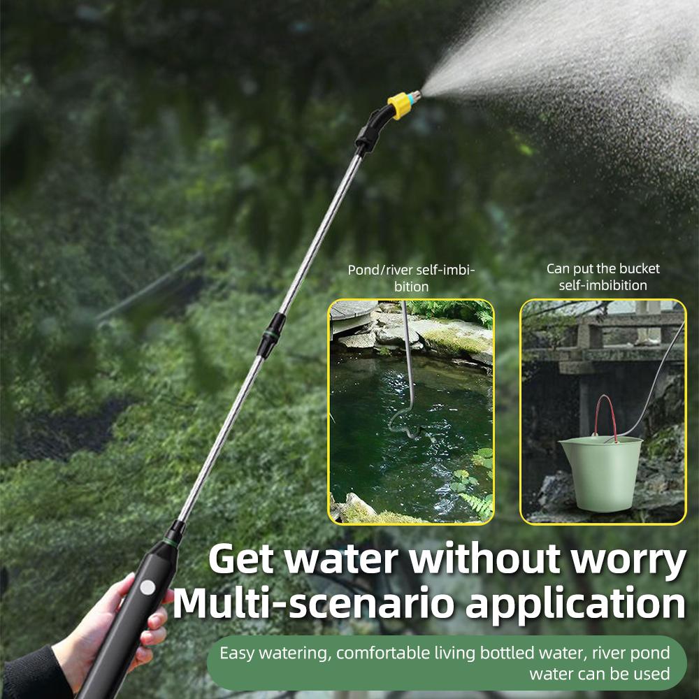 Stainless steel water hose sprayer electric hose sprayer nozzle watering dev  3m hose   11L bucket
