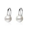 Новое поступление, ювелирные изделия из стерлингового серебра 925 пробы с жемчужным крючком, гипоаллергенные женские высококачественные висячие серьги Se250