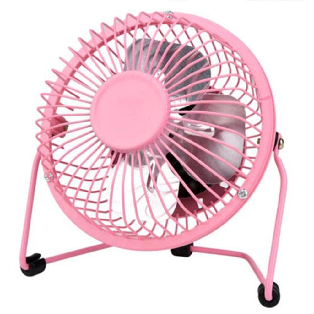 Newest 4 Inch Mini USB Desk Fan Small Quiet Personal Cooler USB Powered Portable Table Fan 360 Degree Rotatable