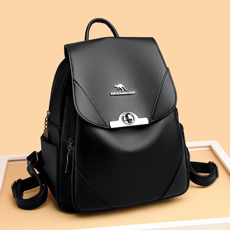 Сумка для матери, женский рюкзак большой вместимости, женская сумка из мягкой кожи среднего возраста