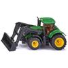 Tracteur John Deere 6215R Avec Chargeur Frontal - SIKU - Jouet En Acier Et Plastique - Vert