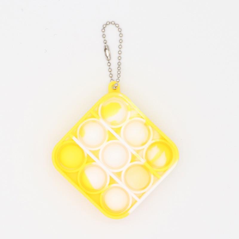 Красочный силиконовый брелок-игрушка-пузырь - Подвеска 'Мышеловка' и образовательный инструмент для снятия стресса