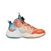 Anta Youth  Childrens Versatile Non-Slip Shock Absorbing Durable Mid-Top Basketball Shoes Kids Basketball Shoes Orange Black 312131120R-1
