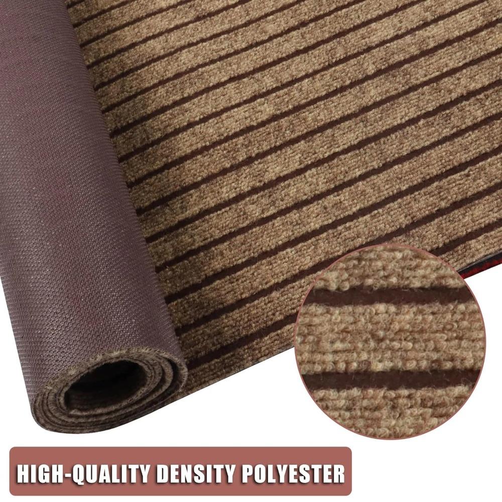 Striped Household Carpet Doormat, Kitchen Floor Mat, Anti Slip and Waterproof, Easy To Clean, Can Be Freely Cut and ized
