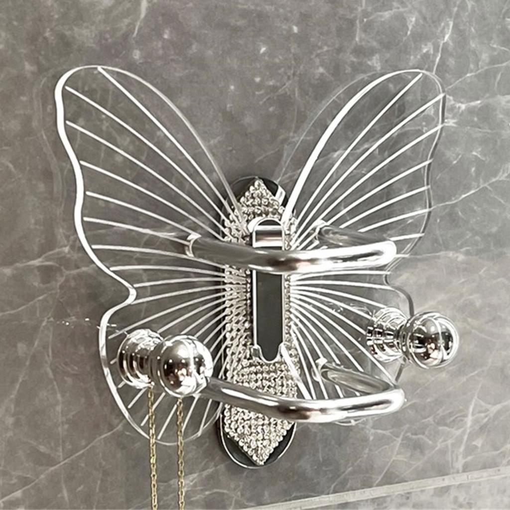 Роскошная акриловая подставка для расчесок со стразами, стойка для хранения украшений, подходит для стильных женщин и салонных профессионалов