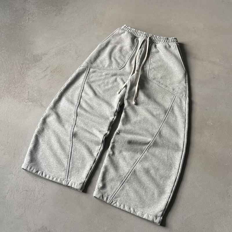 Европейские и американские мужские и женские спортивные брюки с широкими штанинами весна/лето