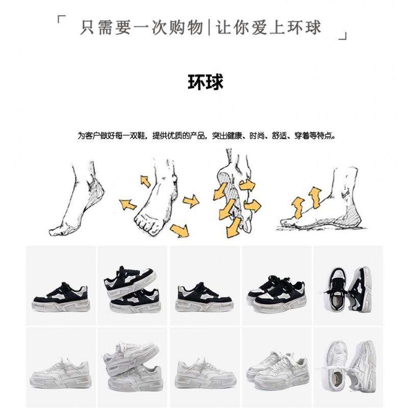 Kids Shoes Mens Casual Slip-On Sneakers With Distressed Look Breathable PU Upper Rubber Sole Low-Cut Comfort Shoes