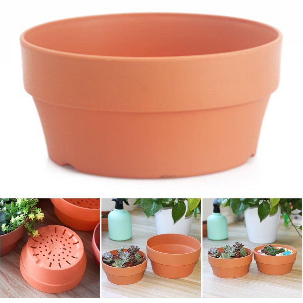 Thickened Imitation Terracotta Pot Plastic Plant Flower Pot Imitation Ceramic Plant Pot Indoor
