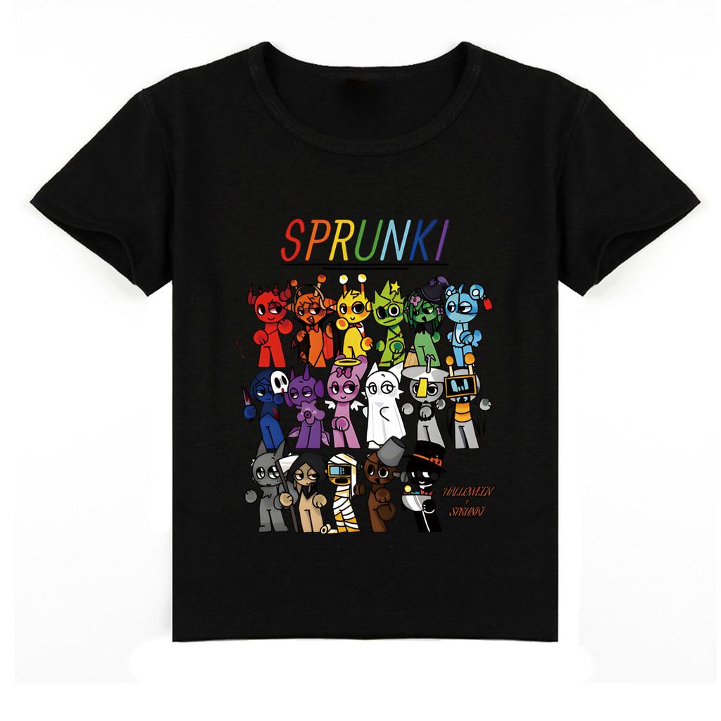 Футболка детская 2D Футболка Sprunki детская с коротким рукавом