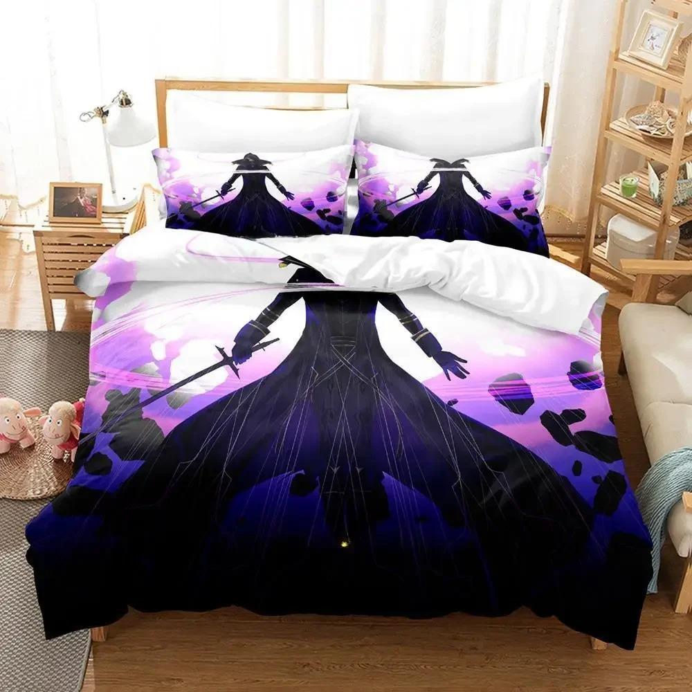 The Eminence in Shadow Cid Kagenou Комплект постельного белья из трех предметов в стиле мультфильма «Аниме» для взрослых и детей, комплект пододеяльников 3D Kawaii Anime