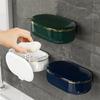 Держатель мыла настенный ящик типа Punch Free Space Saving Wall Hanging Bathroom Мыльница для хранения ежедневного использования