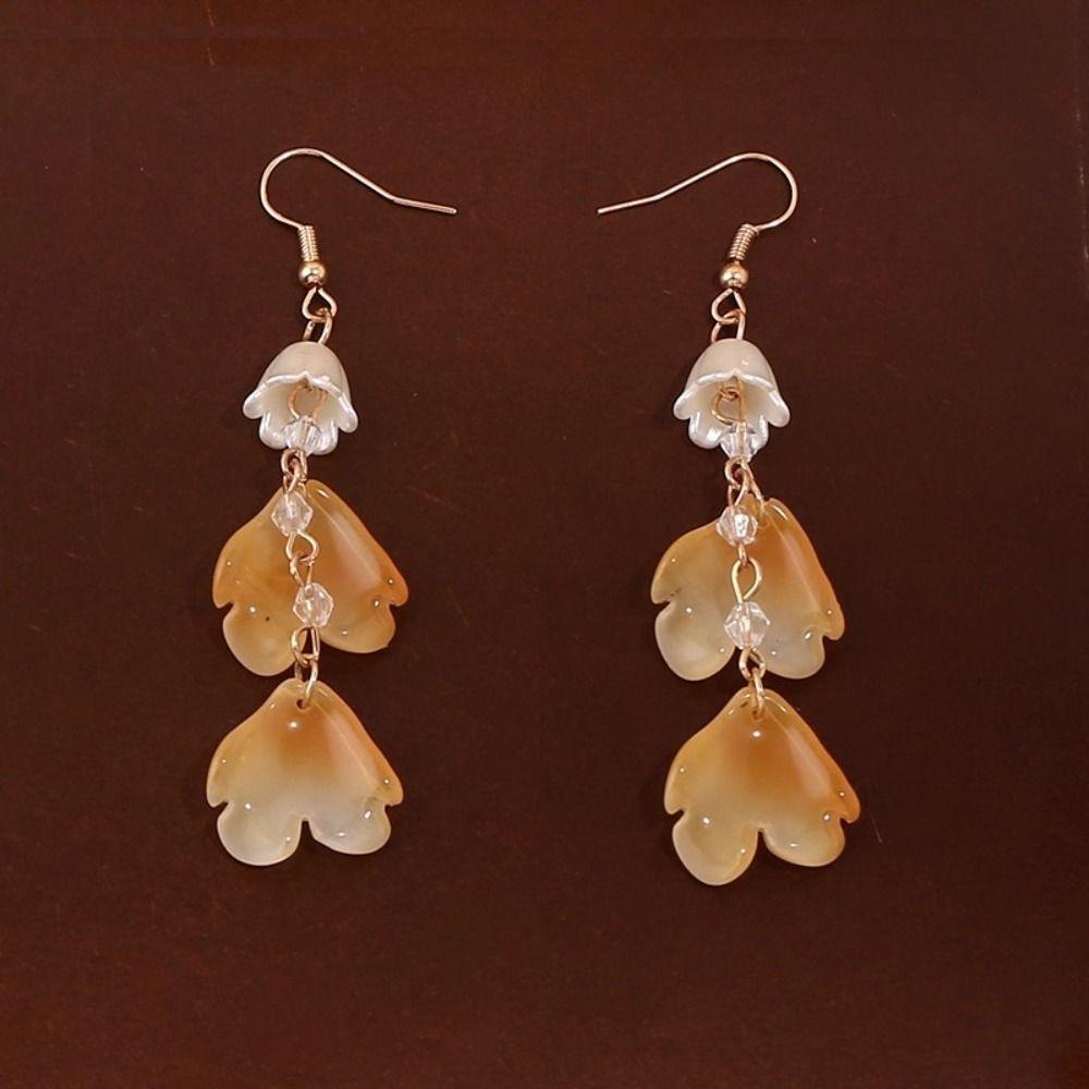 Earring Hanfu Hair Stick Pearl Flower Hair Comb Chinese Style Hairpin Set  Hairstyle Design Tool