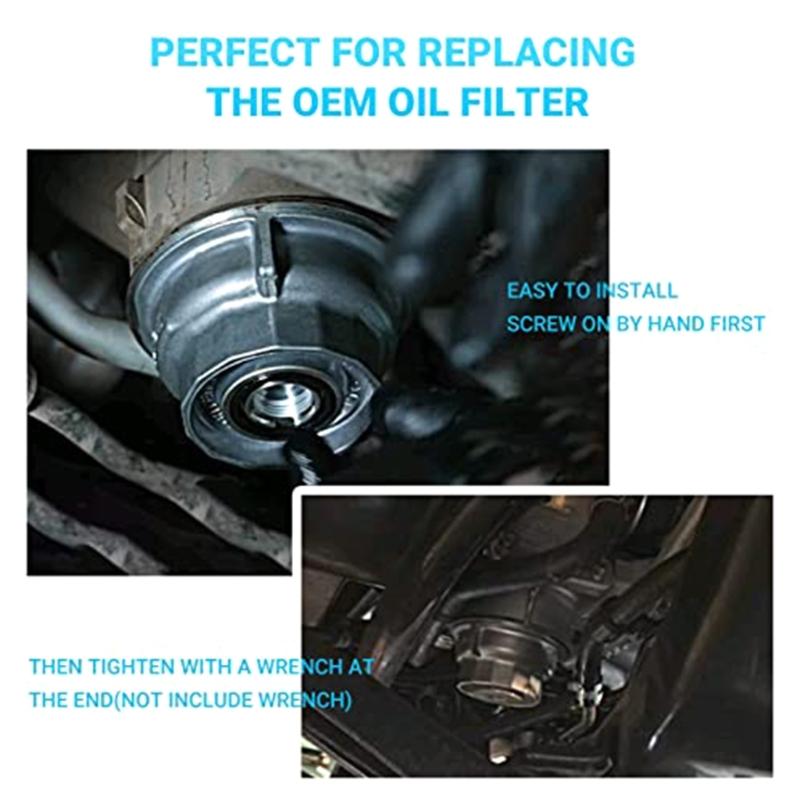 Upgraded Oil Filter Housing Assembly 15620-31060 Compact Oil Filter Housing Easy Installs for 2014-2019 -